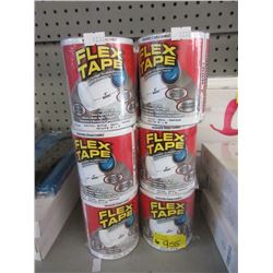 6 Rolls of 4" x 5 Foot Flex Tape