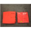 Image 1 : 2 New 3 XL Orange Hi-Viz Safety Bib Overalls
