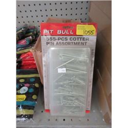 Five 555 Piece Cotter Pin Assortment Sets