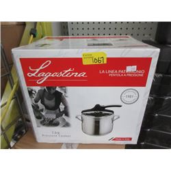 New Lagostina 7.4 Quart Pressure Cooker