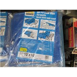 New Blue 10' x 16' Western Rugged Tarp
