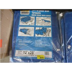 New 12' x 28' Blue Western Rugged Tarp