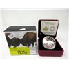 Image 1 : 2014 .9999 Fine Silver Canadian $20 Bison Coin