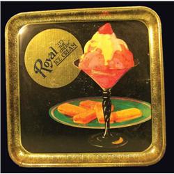Royal Ice Cream Tin Serving Tray