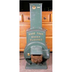 Cast Iron Shoe Shine Machine