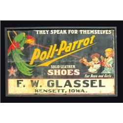 Poll Parrot Shoes Tin Sign