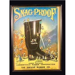 Snag Proof Rubbers Sign