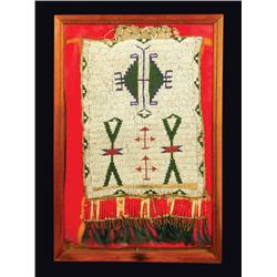 Sioux Indian Beaded Breast Ornament