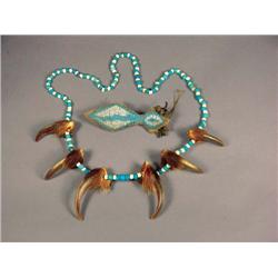 Native American Bear Claw Necklace