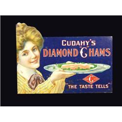 Cudahys Diamond C. Hams Tin Sign