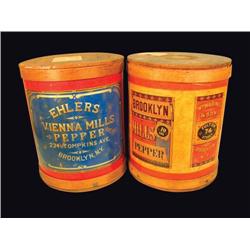 Two Wood Store Barrels