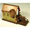Image 1 : Cast Iron Mechanical Bank, Donkey Barn