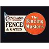 Image 1 : Cleveland Cyclone Fence Tin Sign