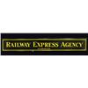 Image 1 : Railroad Express Agency Porcelain Sign