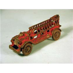 Cast Iron Fire Engine Toy