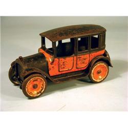 Cast Iron Toy Yellow Cab Arcade