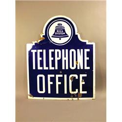 Bell System Telephone Office Diecut Sign