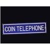 Image 1 : Coin Telephone Porcelain SIgn