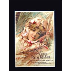 Perry Davis Pain Killer Paper Sign