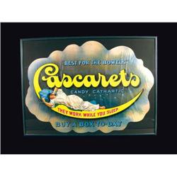 Cascarrets Die Cut Paper Sign