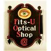 Image 1 : Fits-U Optical Shop Flange Sign