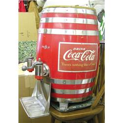 Coca Cola Barrel Soda Fountain