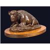 Image 1 : Bronze Sculpture The Recumbent Buffalo