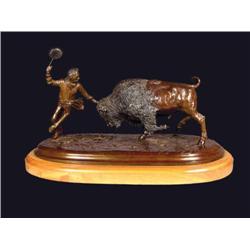 Bronze Sculpture Cooks Coming Home