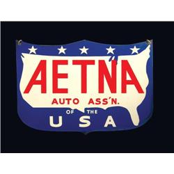 Aetna Auto Association of USA Sign