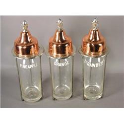 Set of Three Syrup Bottle Inserts