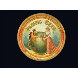 Extremely Rare Pacific Beer Serving Tray