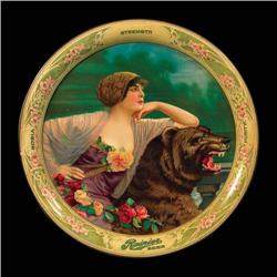 Rainier Beer Tin Serving Tray