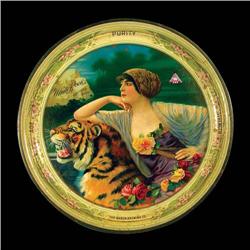 White Rock Bottled Beer Tin Serving Tray