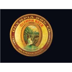 Olympia Beer Tin Serving Tray