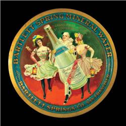 Bartlett Spring Mineral Water Tin Tray