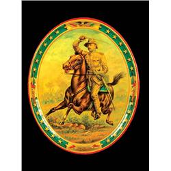 Teddy Roosevelt Tin Serving Tray