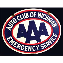 AAA Auto Club of Michigan Sign
