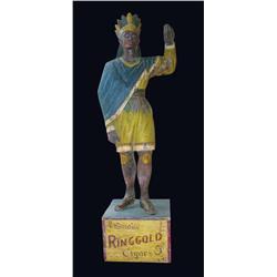 Wood Cigar Store Indian Chief, 1800s