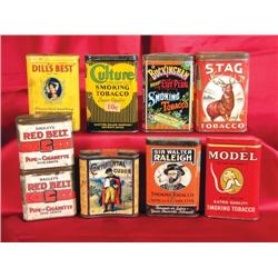 Lot of Nine Pocket Tins