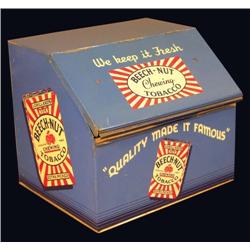 Beechnut Tobacco Tin Store Bin