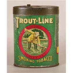 Trout-Line Smoking Tobacco Pocket Tin