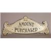 Image 1 : Amount Purchased Register Top Sign