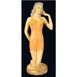 Gossard Girdle Chalkware Store Display