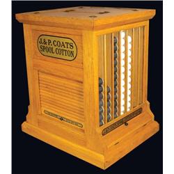 J.P. Coats Top Load Spool Cabinet
