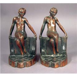 Two Art Deco Bookends