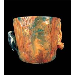 Weller Planter squirrel and woodpecker