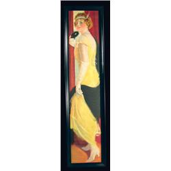 Yard Long, Flapper holding mask