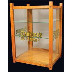 Sandfords Ink Oak/Glass Showcase