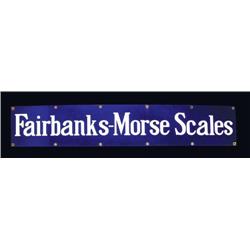 Fairbanks-Morse Scales Porcelain Sign