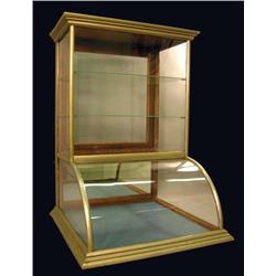 Single Tower Nickel Plated Showcase